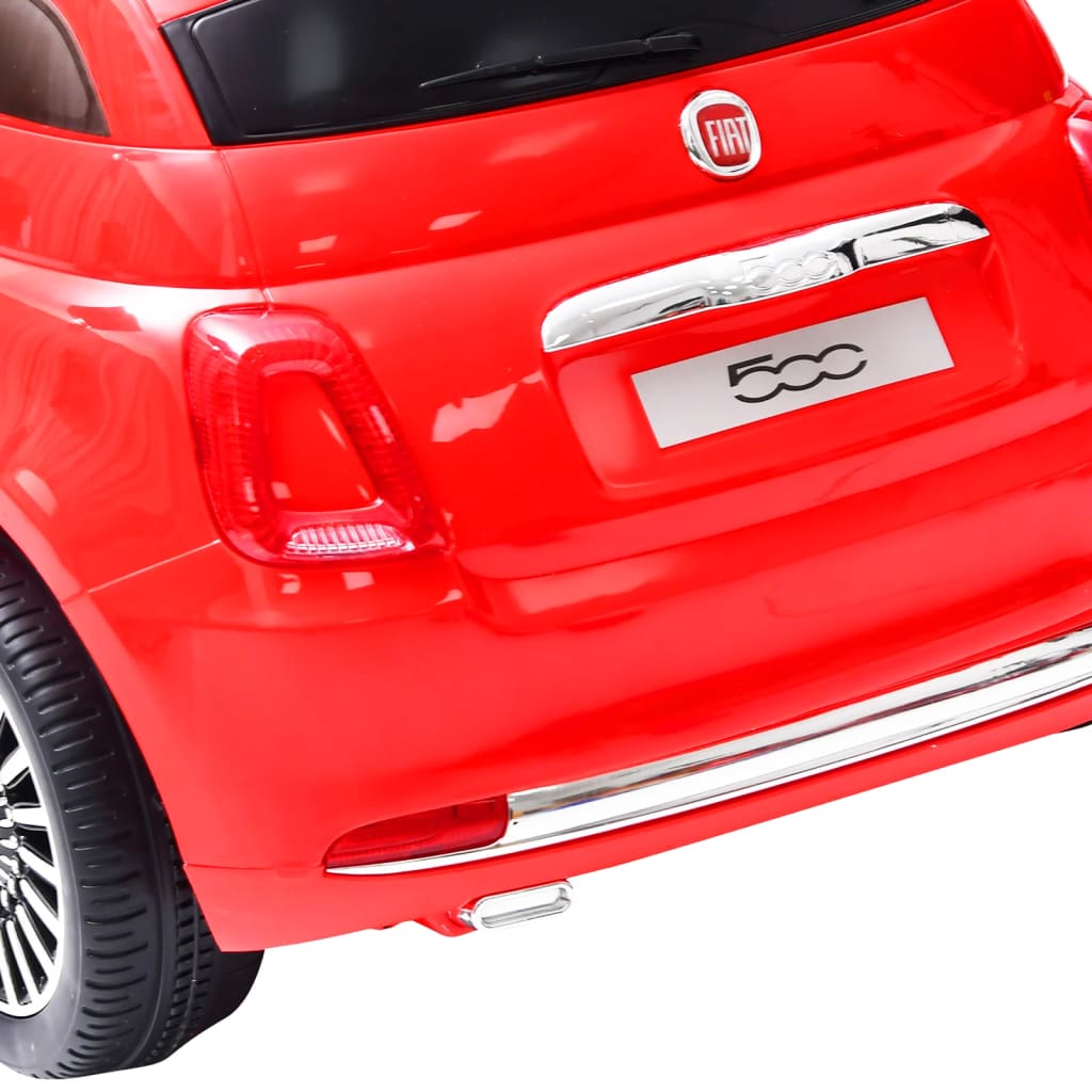Dětské elektrické auto Fiat 500 červené