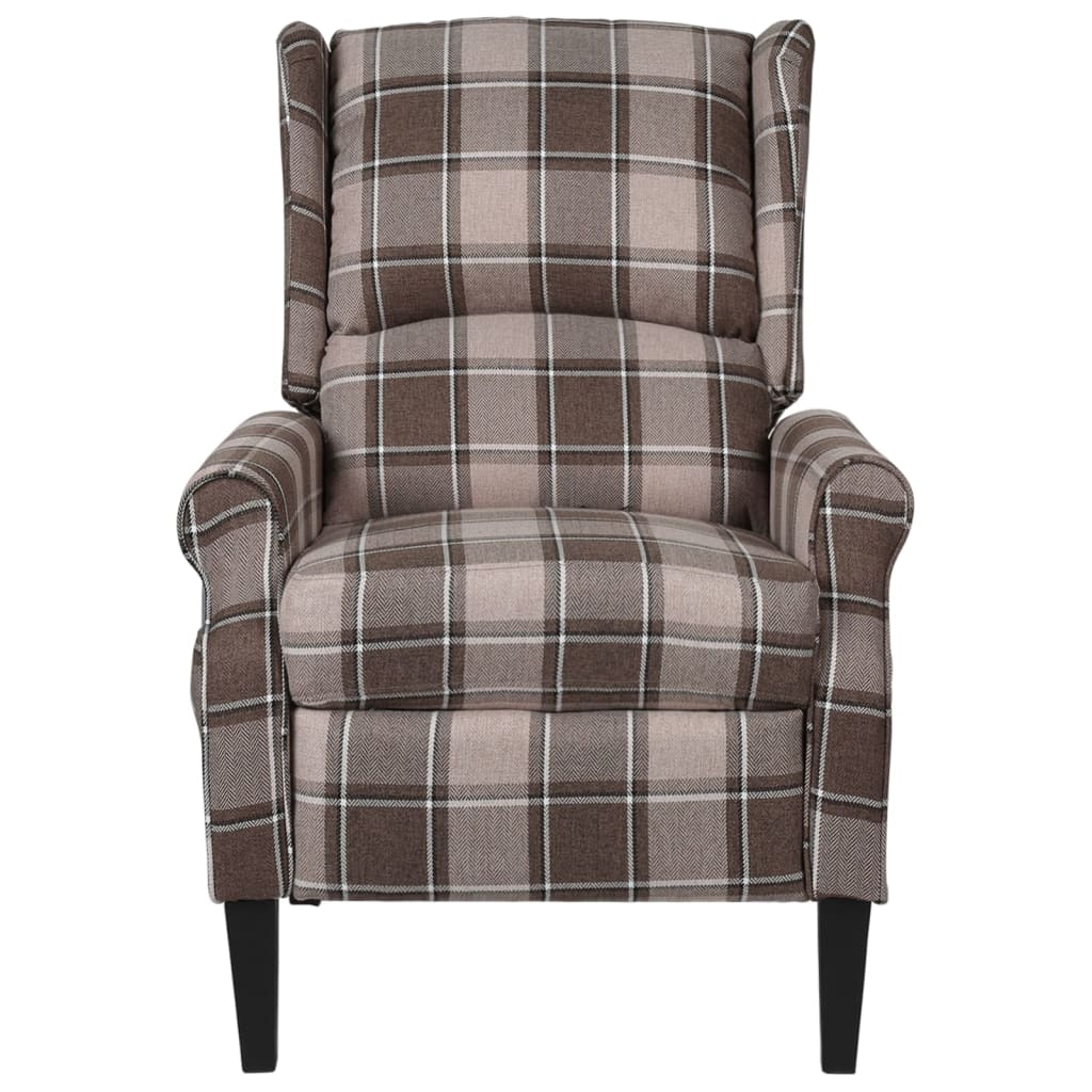 Masážní polohovací křeslo béžové textil