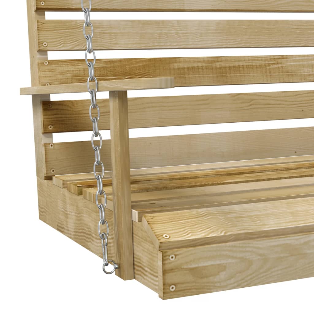Houpací lavice 110 cm impregnované borové dřevo