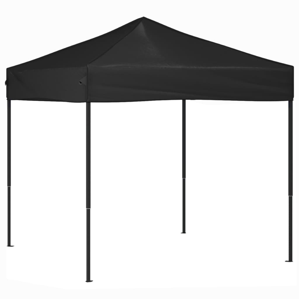 Skládací party stan černý 2 x 2 m