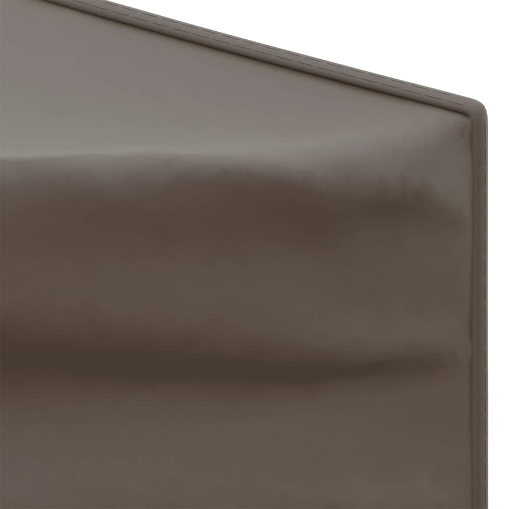 Skládací party stan s bočními stěnami taupe 3 x 6 m