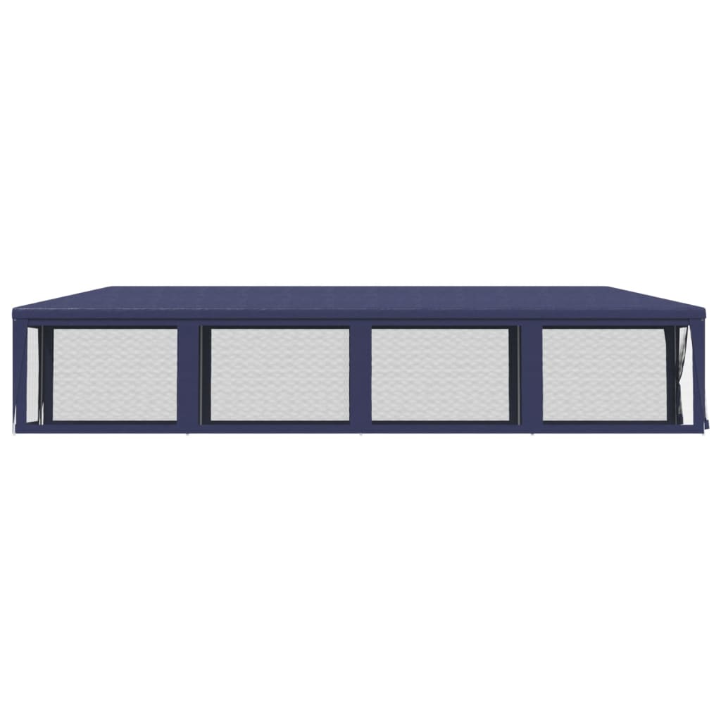 Party stan s 10 síťovanými bočnicemi modrý 3 x 12 m HDPE