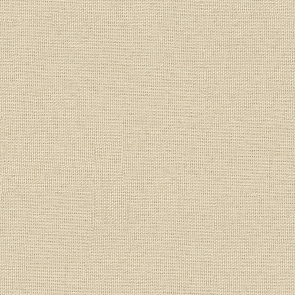 Masážní křeslo krémové textil