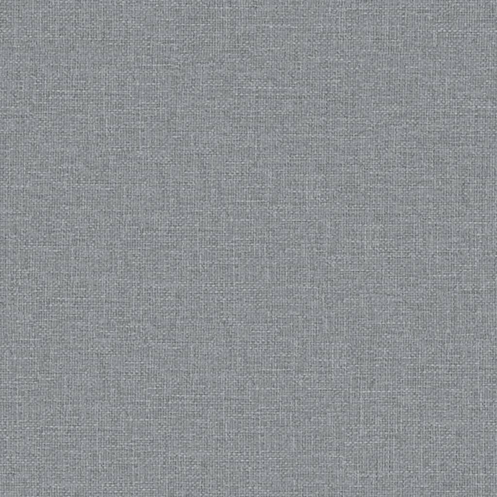 Masážní křeslo světle šedé textil