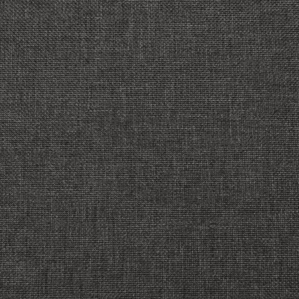 Masážní křeslo tmavě šedé textil