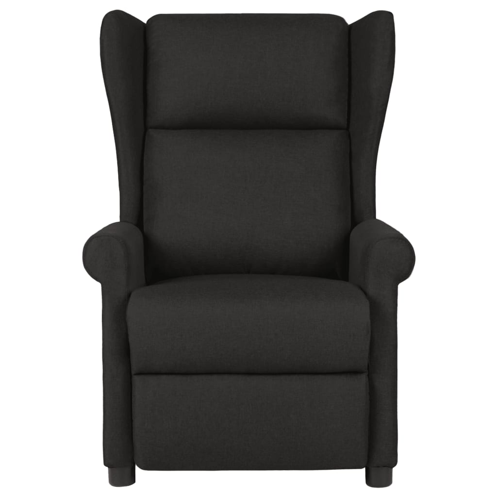 Masážní křeslo černé textil