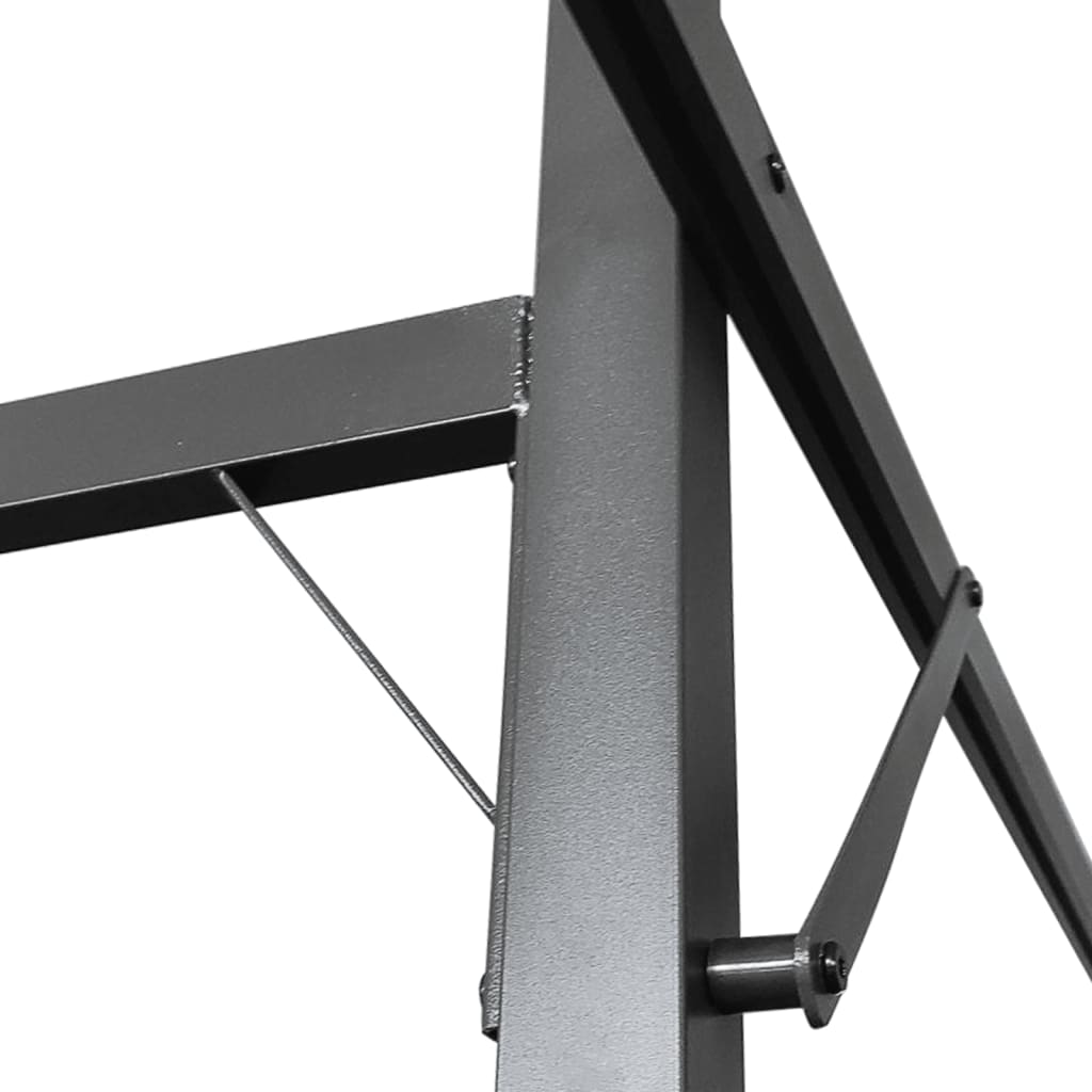 Pergola se zatahovací střechou antracitová 295 x 292 x 230 cm