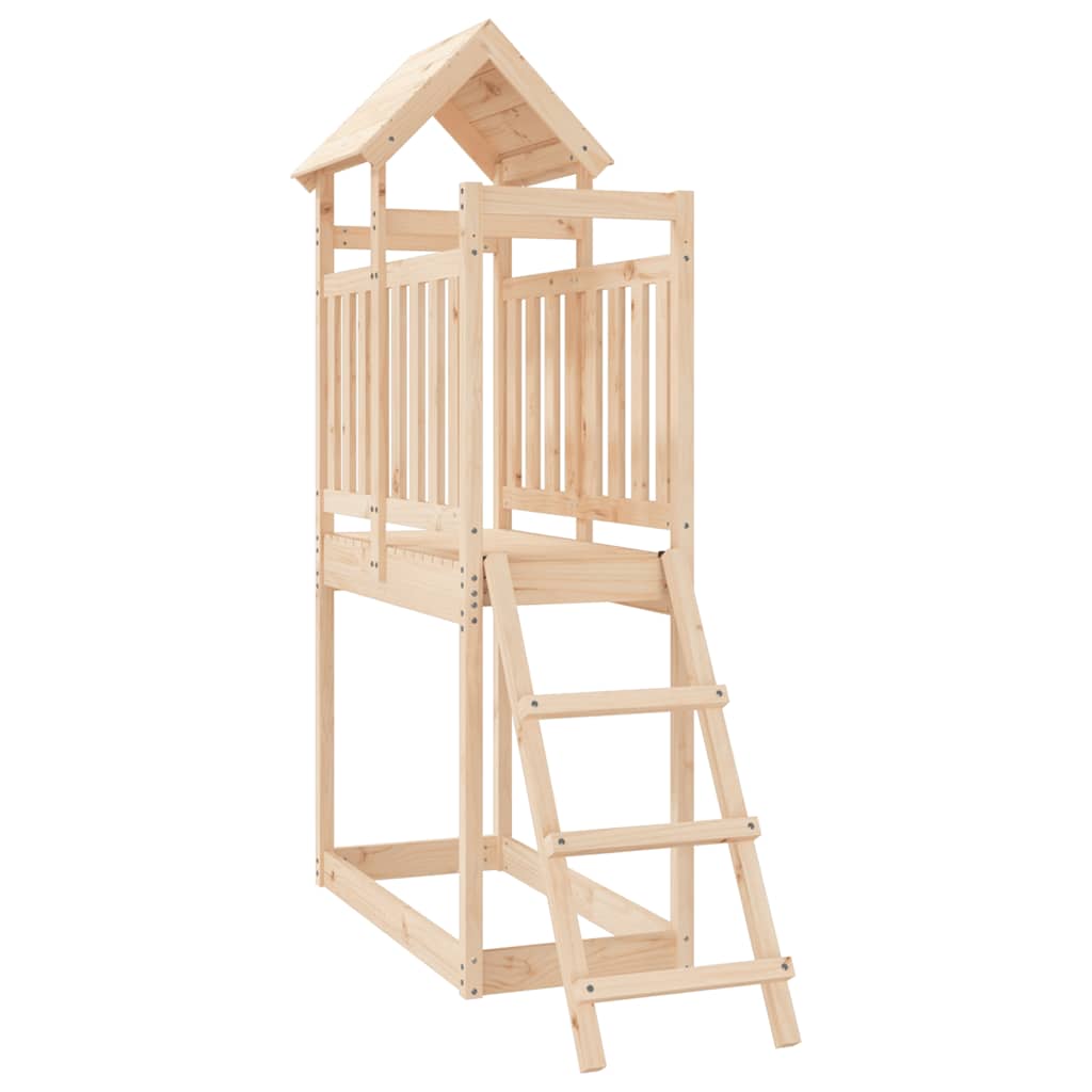 Dětské hřiště na zahradu 53 x 110 x 214 cm masivní borové dřevo