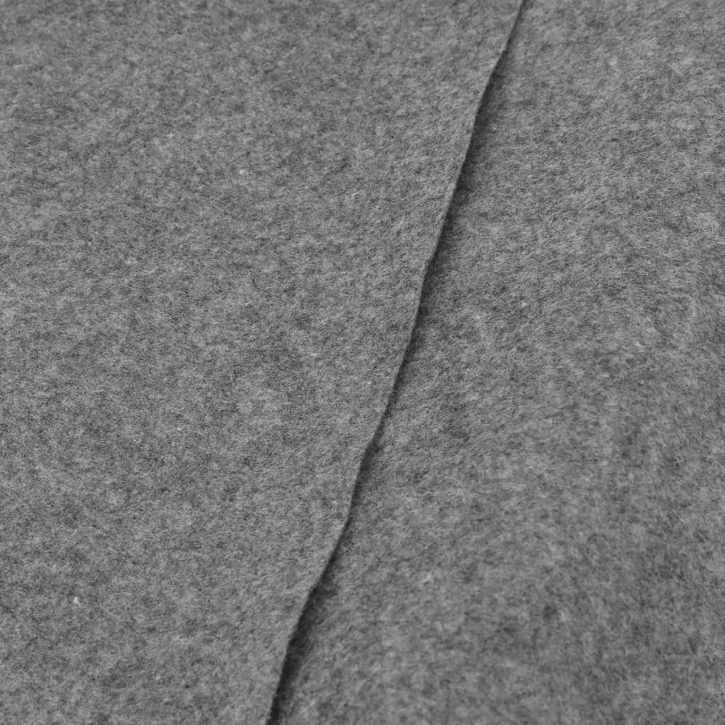 Podložka pod bazén světle šedá 420x220 cm polyester geotextilie