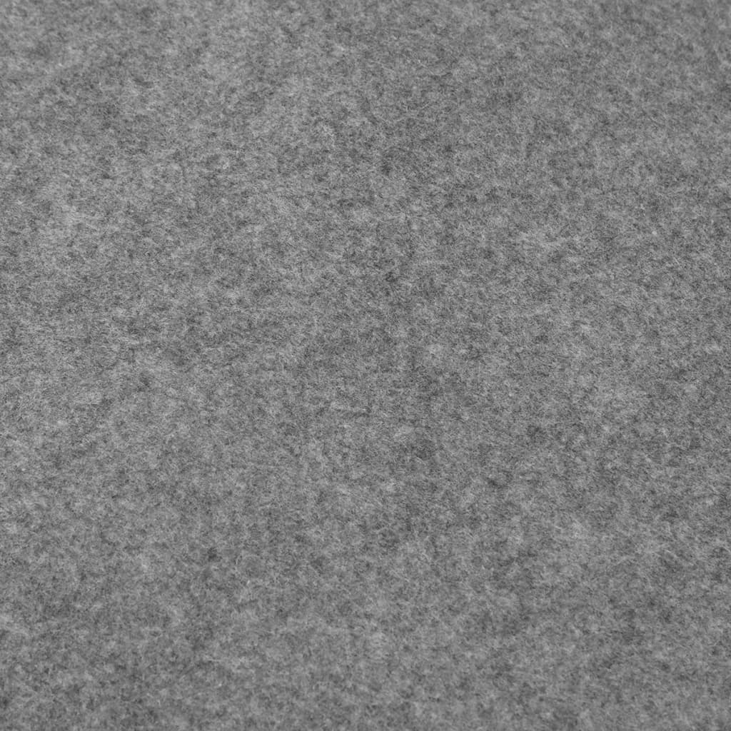 Podložka pod bazén světle šedá 420x220 cm polyester geotextilie