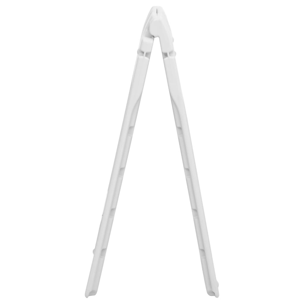 Chodníková tabule s A rámem šedá 45 x 7 x 84,5 cm HDPE
