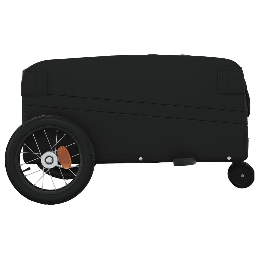 Vozík za kolo černý 30 kg železo