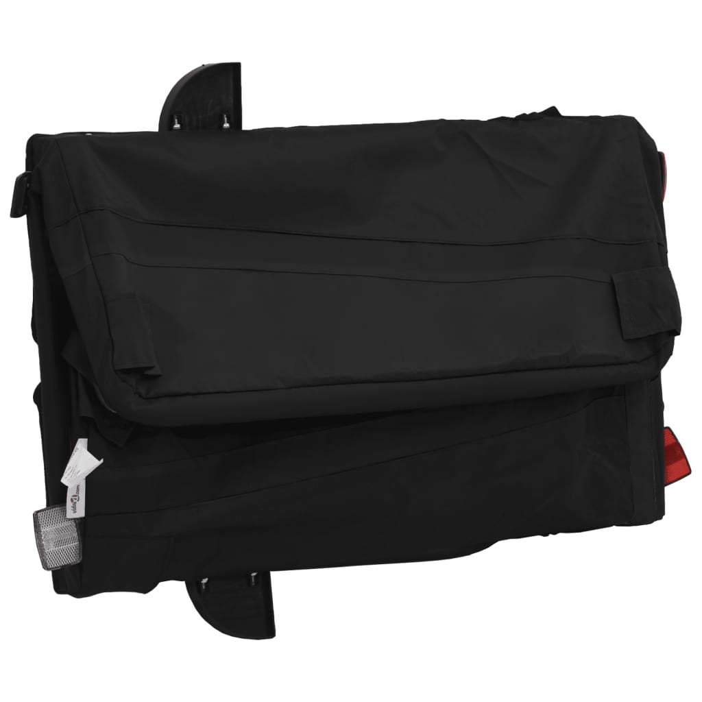 Vozík za kolo černý 30 kg železo