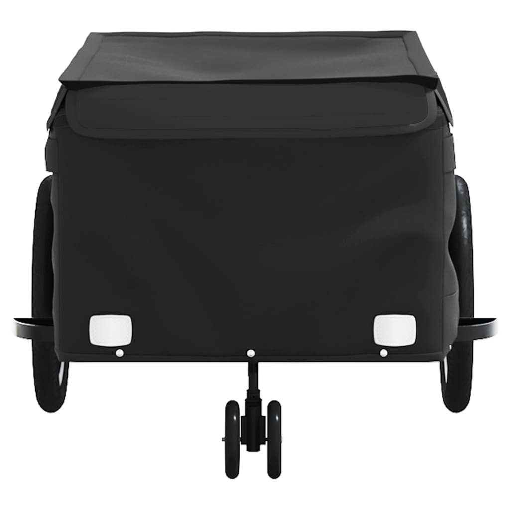 Vozík za kolo černý 45 kg železo
