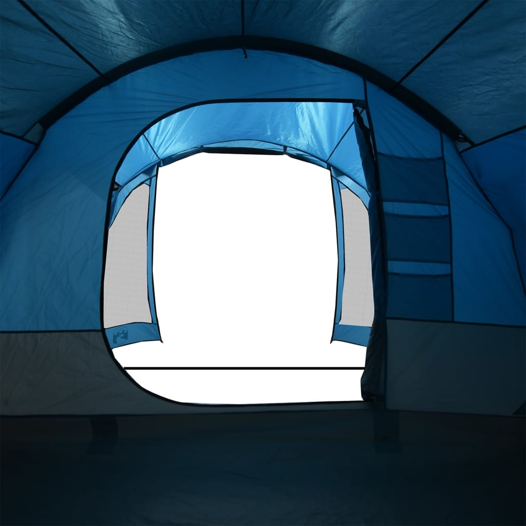 Rodinný stan tunel pro 8 osob modrý nepromokavý