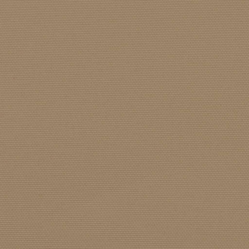 Zatahovací boční markýza taupe 120 x 600 cm