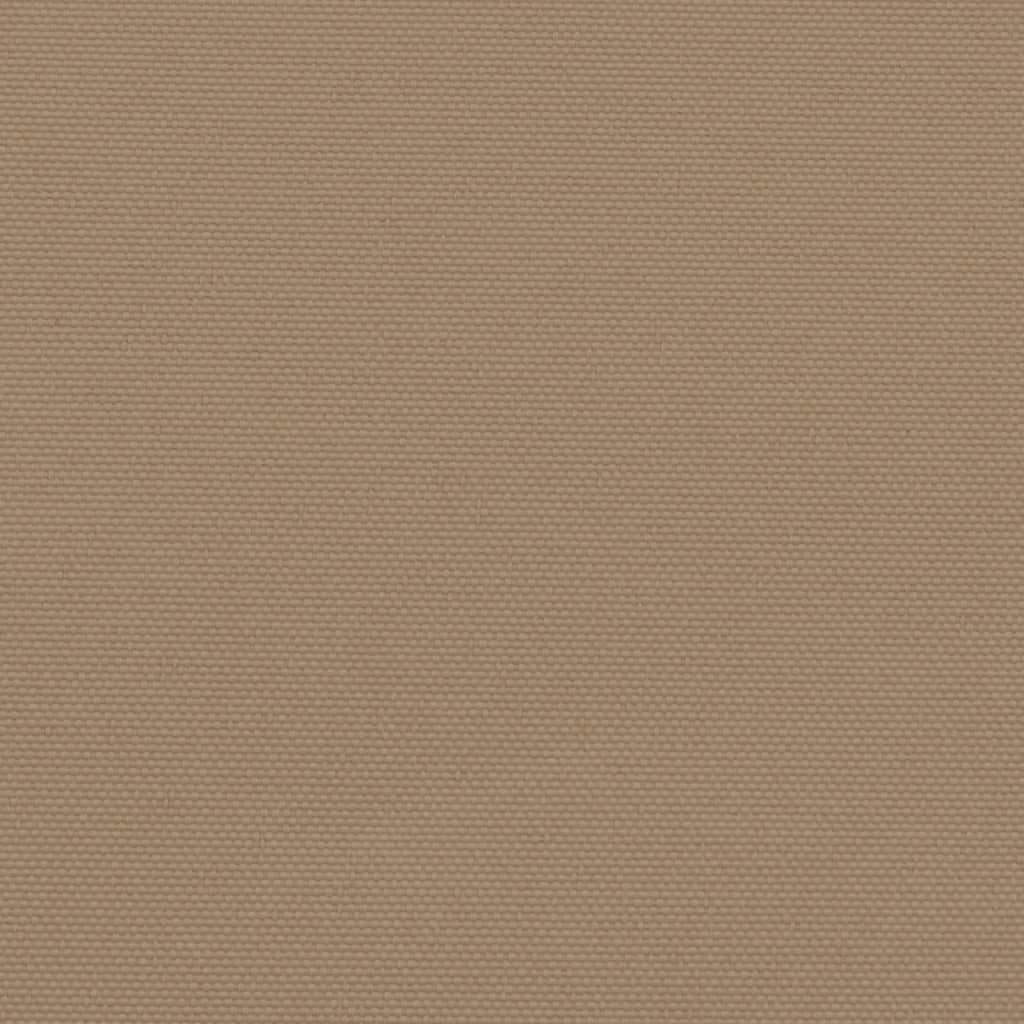 Zatahovací boční markýza taupe 180 x 600 cm