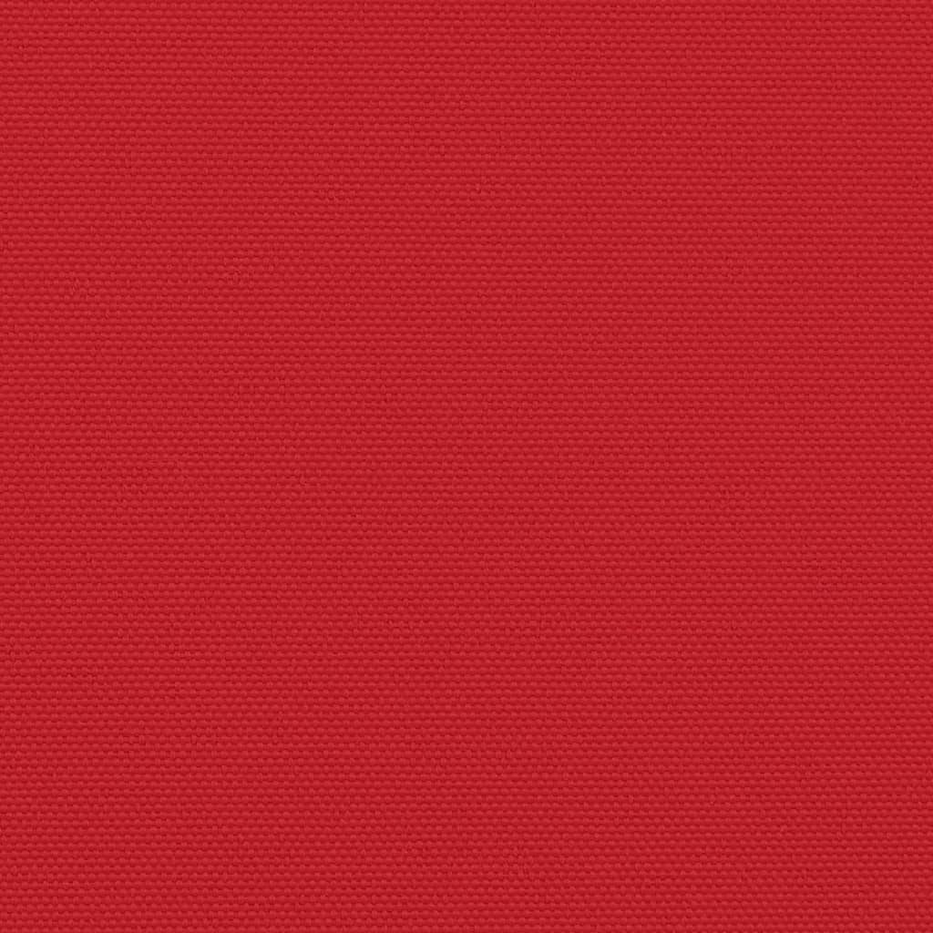 Zatahovací boční markýza červená 180 x 1 000 cm