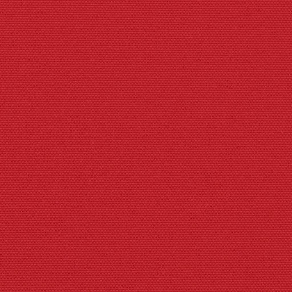 Zatahovací boční markýza červená 220 x 1 000 cm