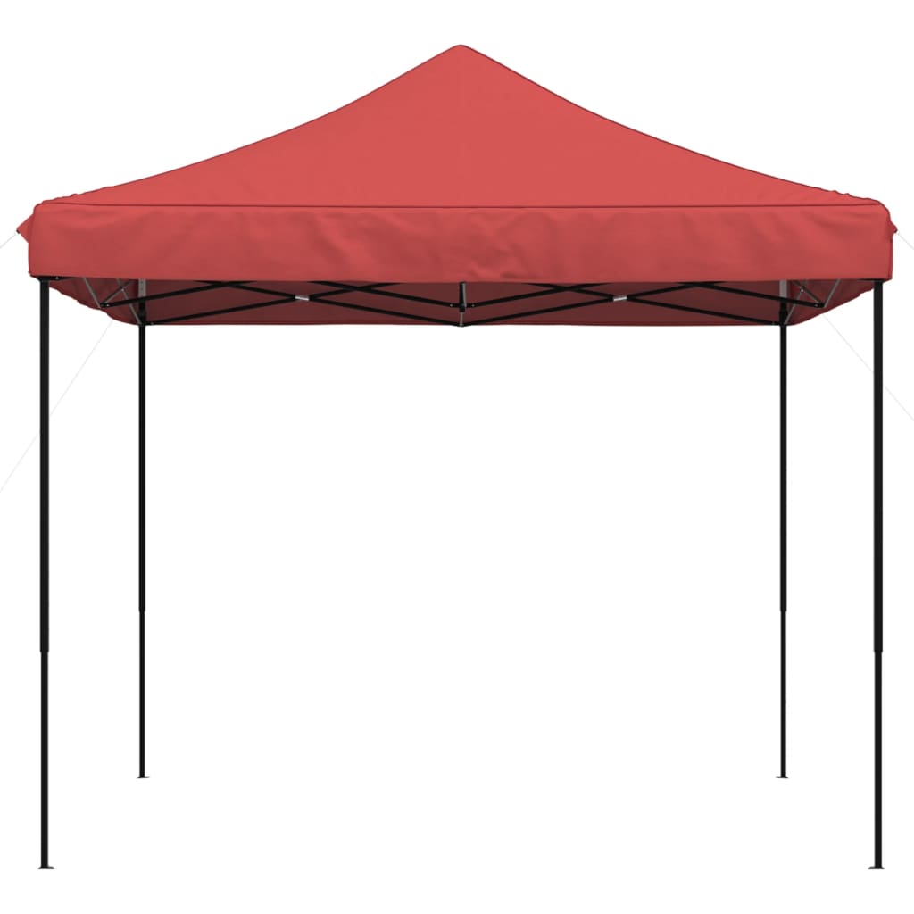 Skládací party stan pop-up vínový 292 x 292 x 315 cm