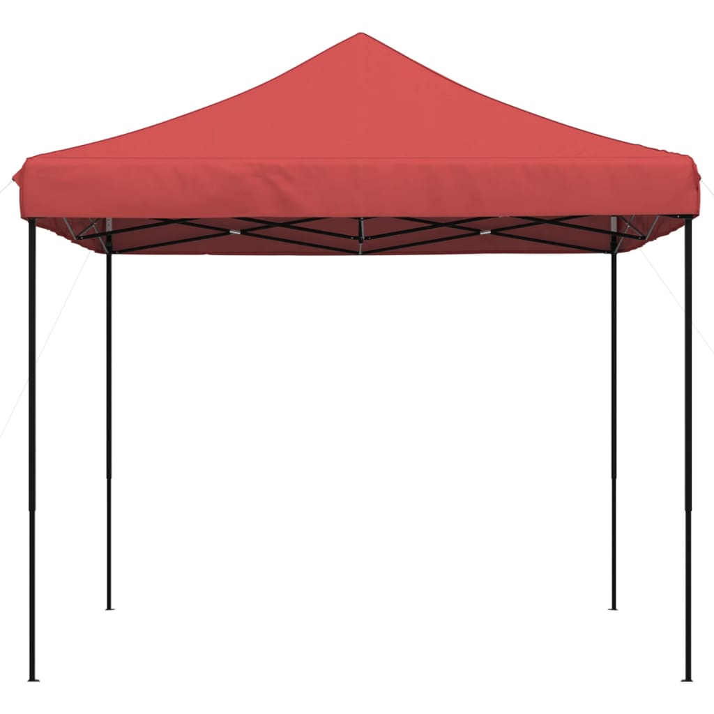 Skládací party stan pop-up vínový 292 x 292 x 315 cm