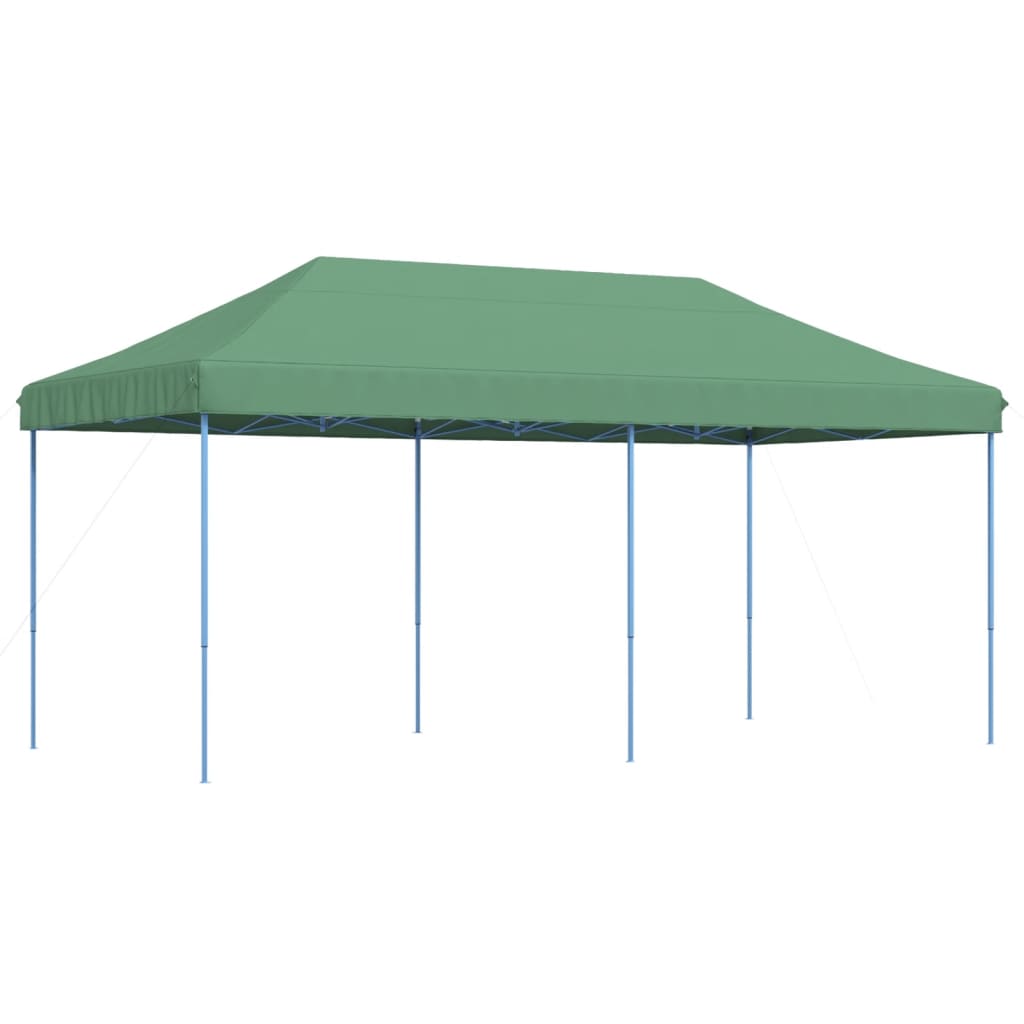 Skládací party stan pop-up zelený 580 x 292 x 315 cm