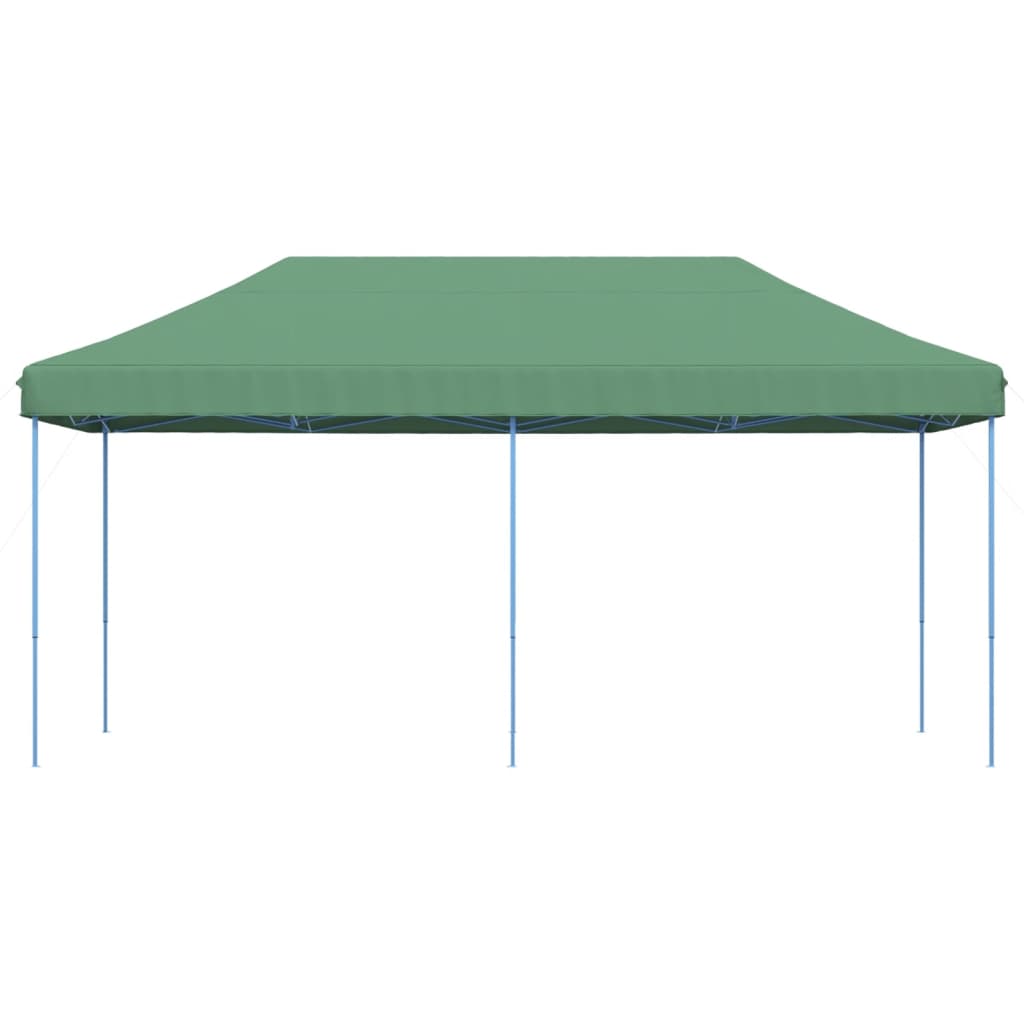 Skládací party stan pop-up zelený 580 x 292 x 315 cm