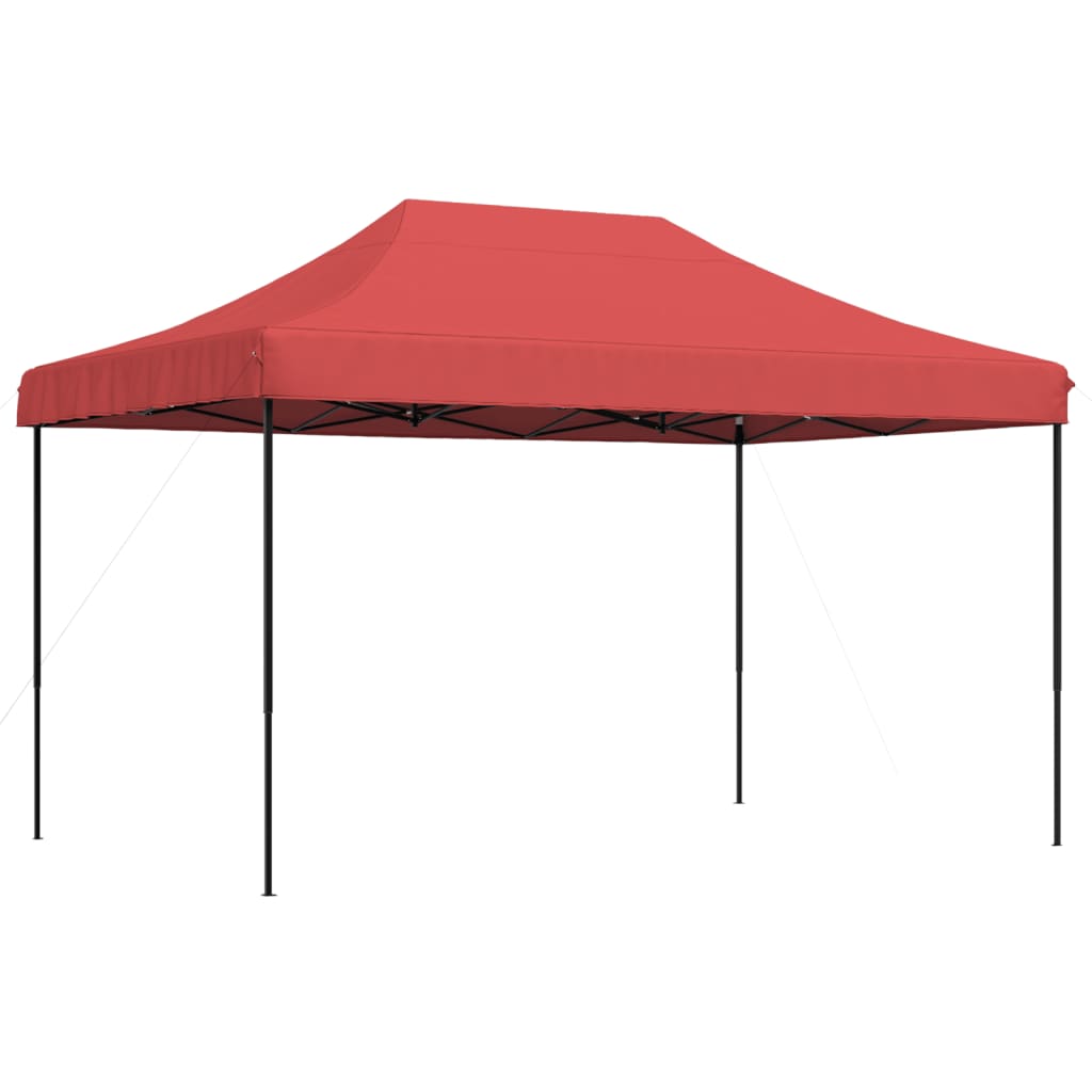 Skládací party stan pop-up vínový 440 x 292 x 315 cm