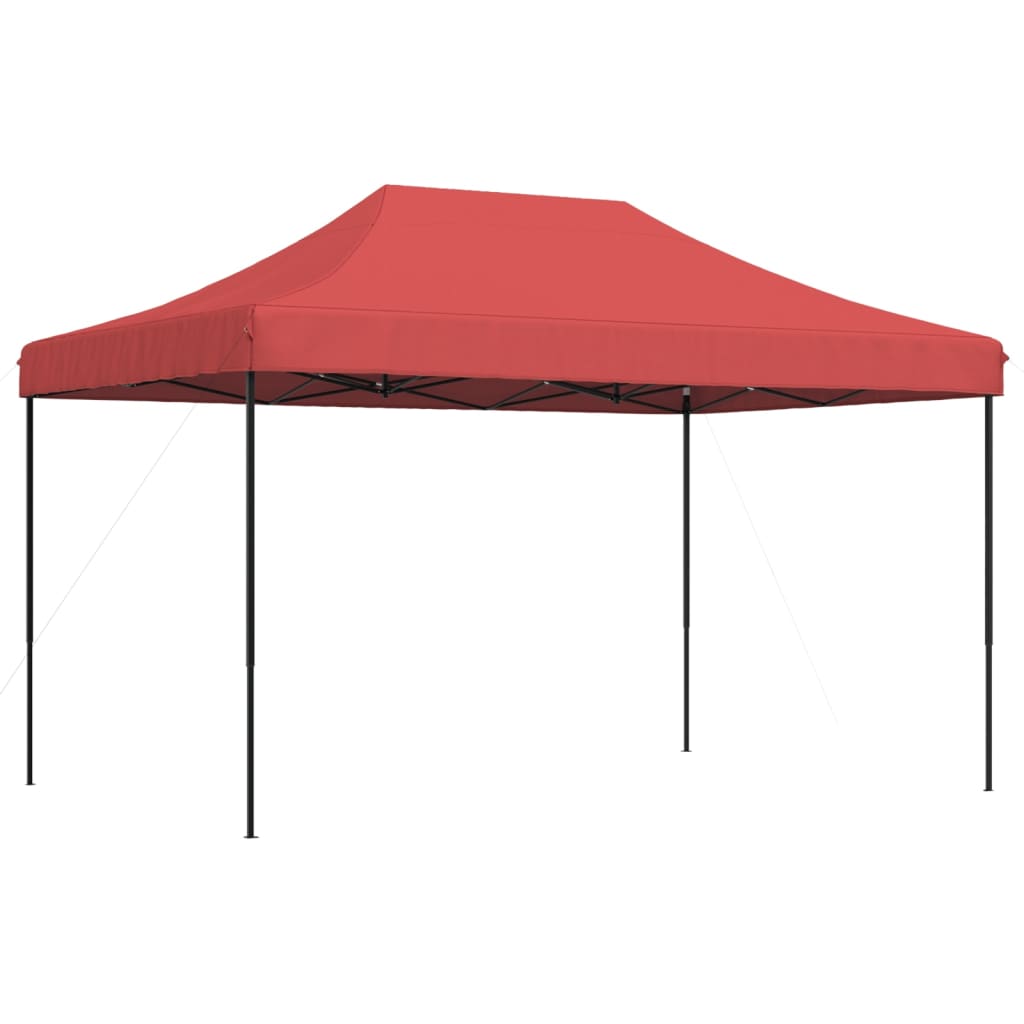 Skládací party stan pop-up vínový 440 x 292 x 315 cm