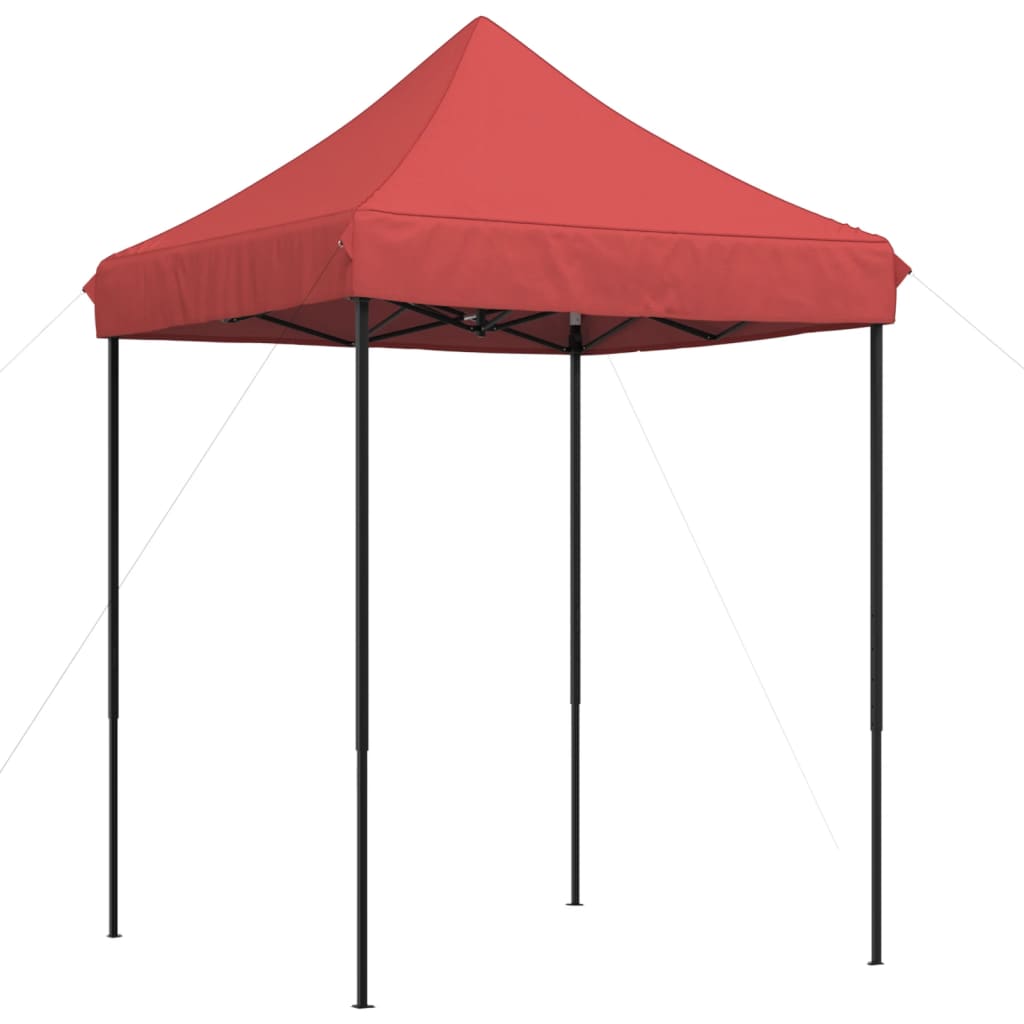 Skládací party stan pop-up vínový 200 x 200 x 306 cm