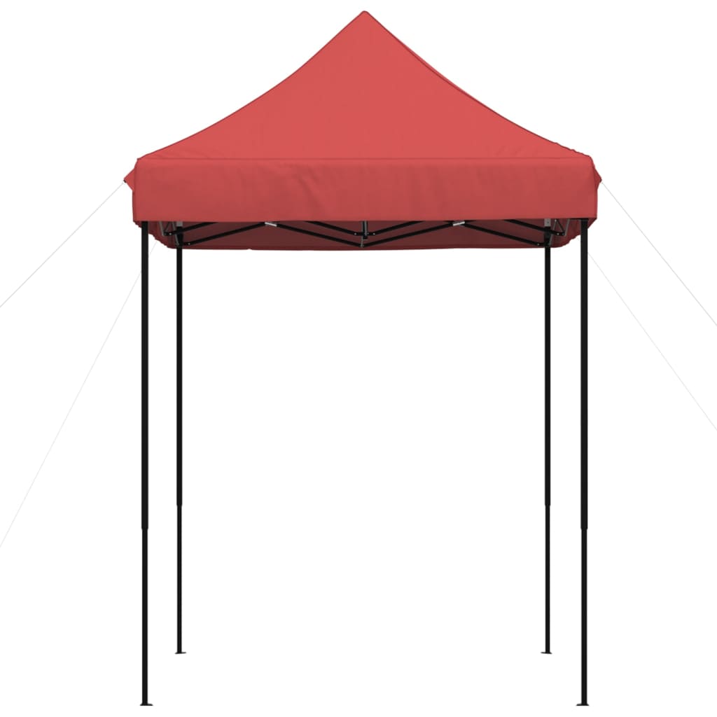 Skládací party stan pop-up vínový 200 x 200 x 306 cm