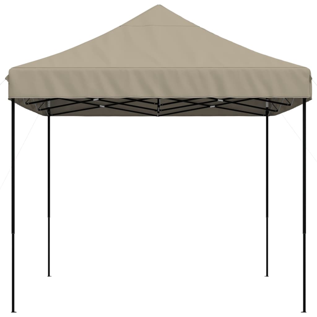Skládací party stan pop-up taupe 410 x 279 x 315 cm