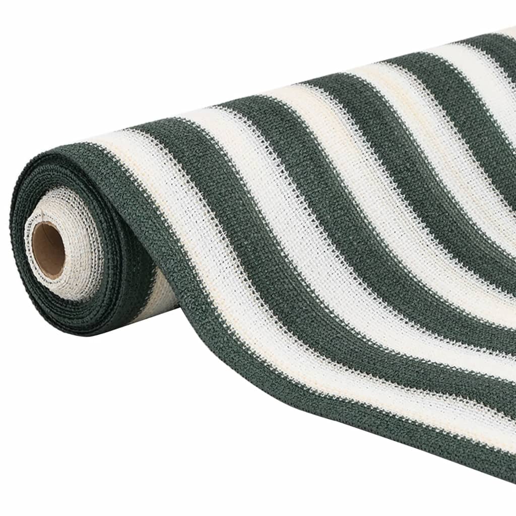 Stínící tkanina zelená a bílá 1,5 x 10 m HDPE 195 g/m²