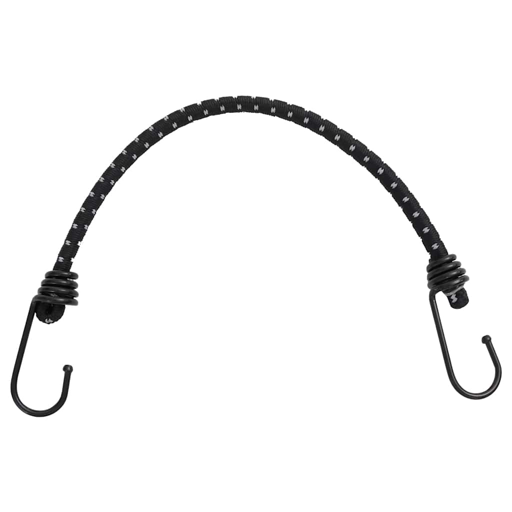 Gumicuky s reflexním proužkem a háčky 25 ks 38 cm
