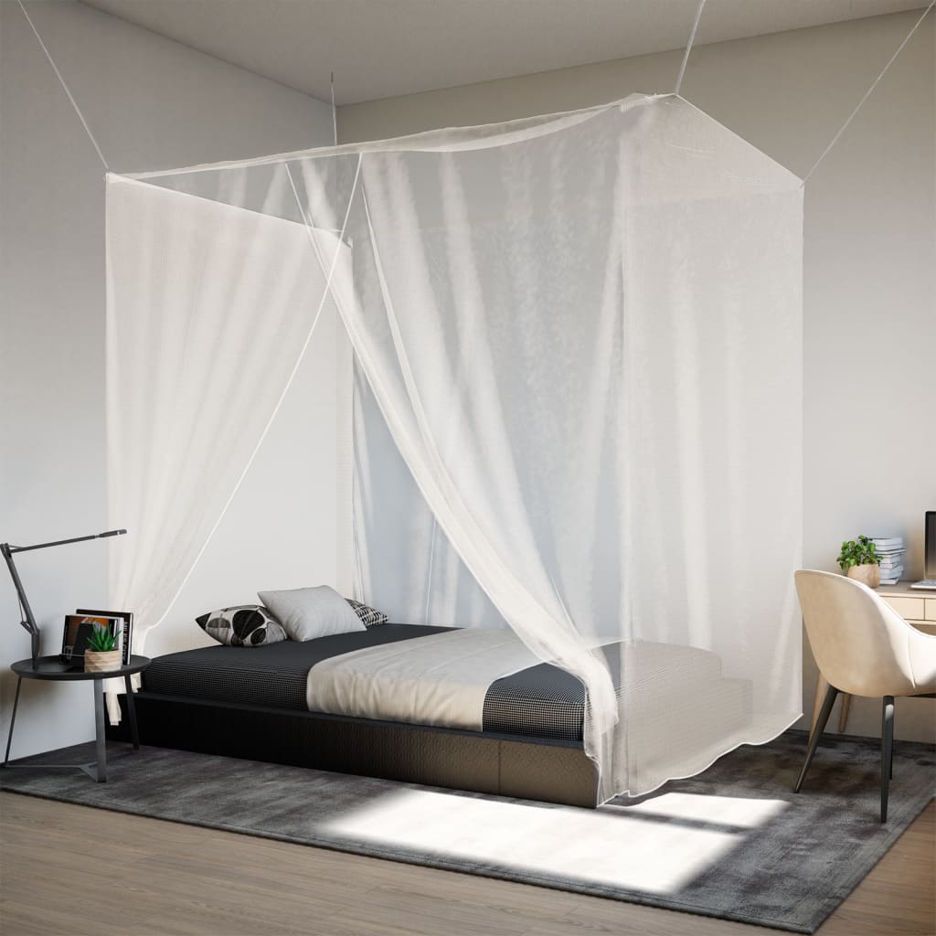 Závěsná moskytiéra 156 síťovina bílá 220 x 120 x 150 cm