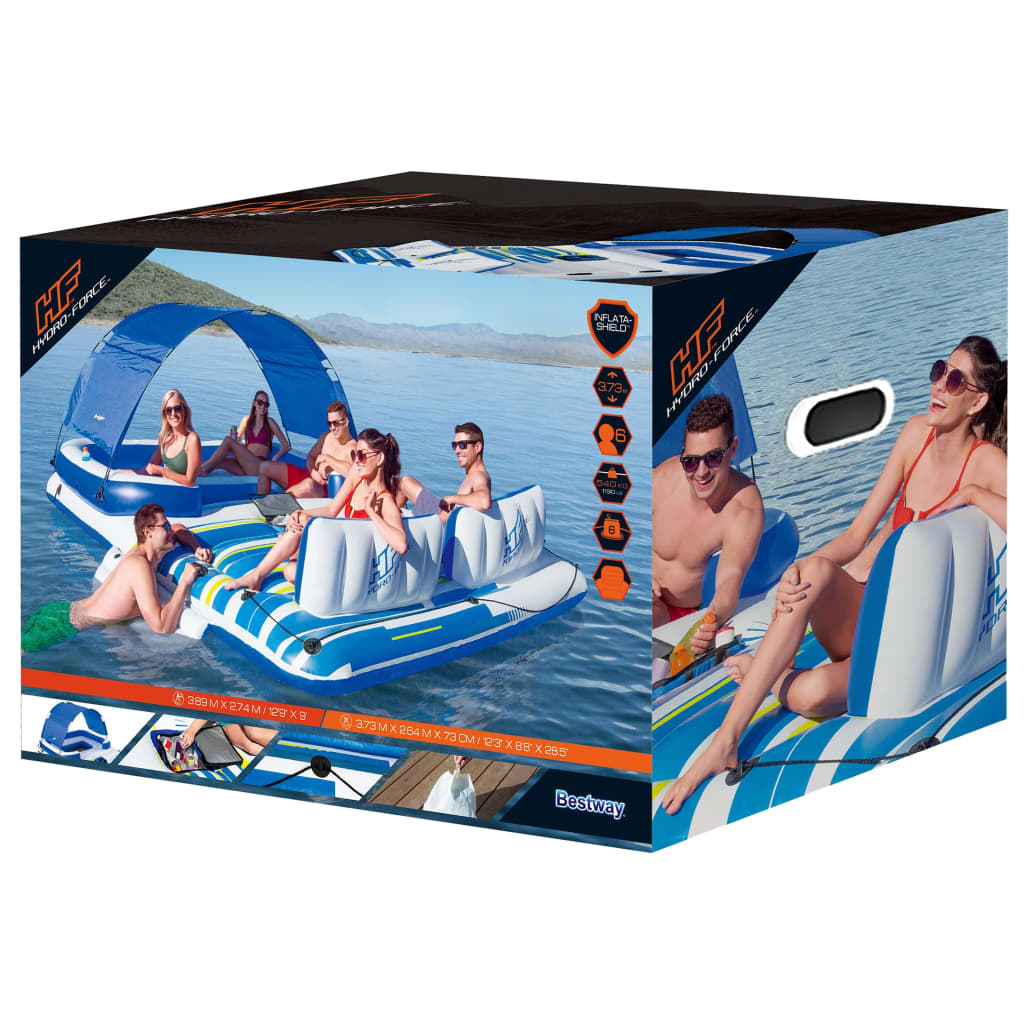 Bestway Nafukovací plovoucí ostrov Tropical Breeze 389 x 274 cm 43105