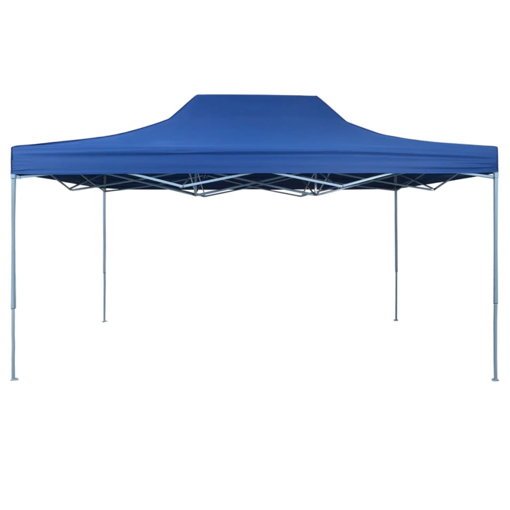 Rozkládací stan nůžkový 3 x 4,5 m modrý