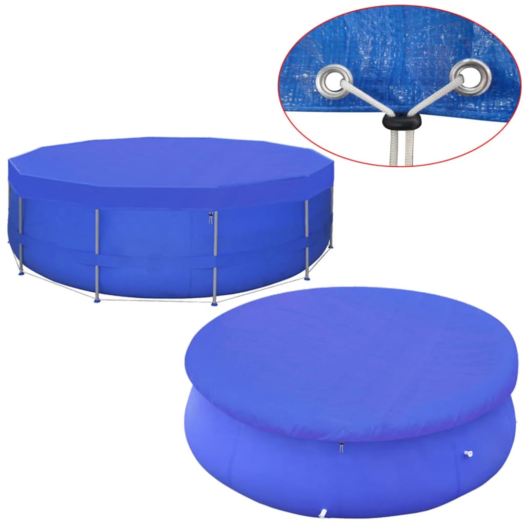 Kryt na bazén PE kulatý 460 cm 90 g/m²