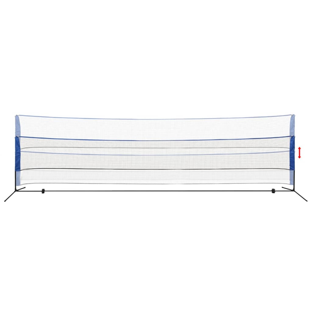 Badmintonová síť s košíčky, 600x155 cm