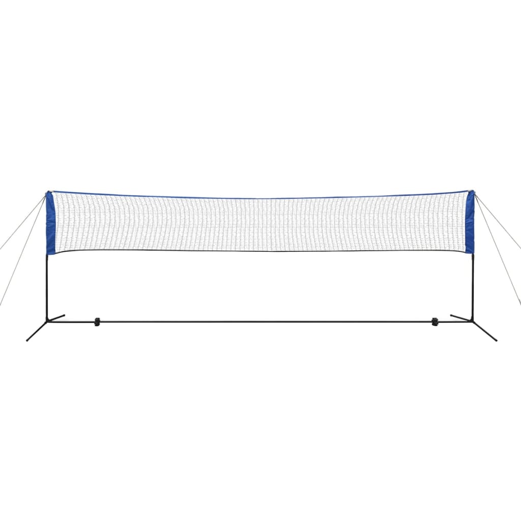 Sada badmintonové sítě a košíčků, 500x155 cm