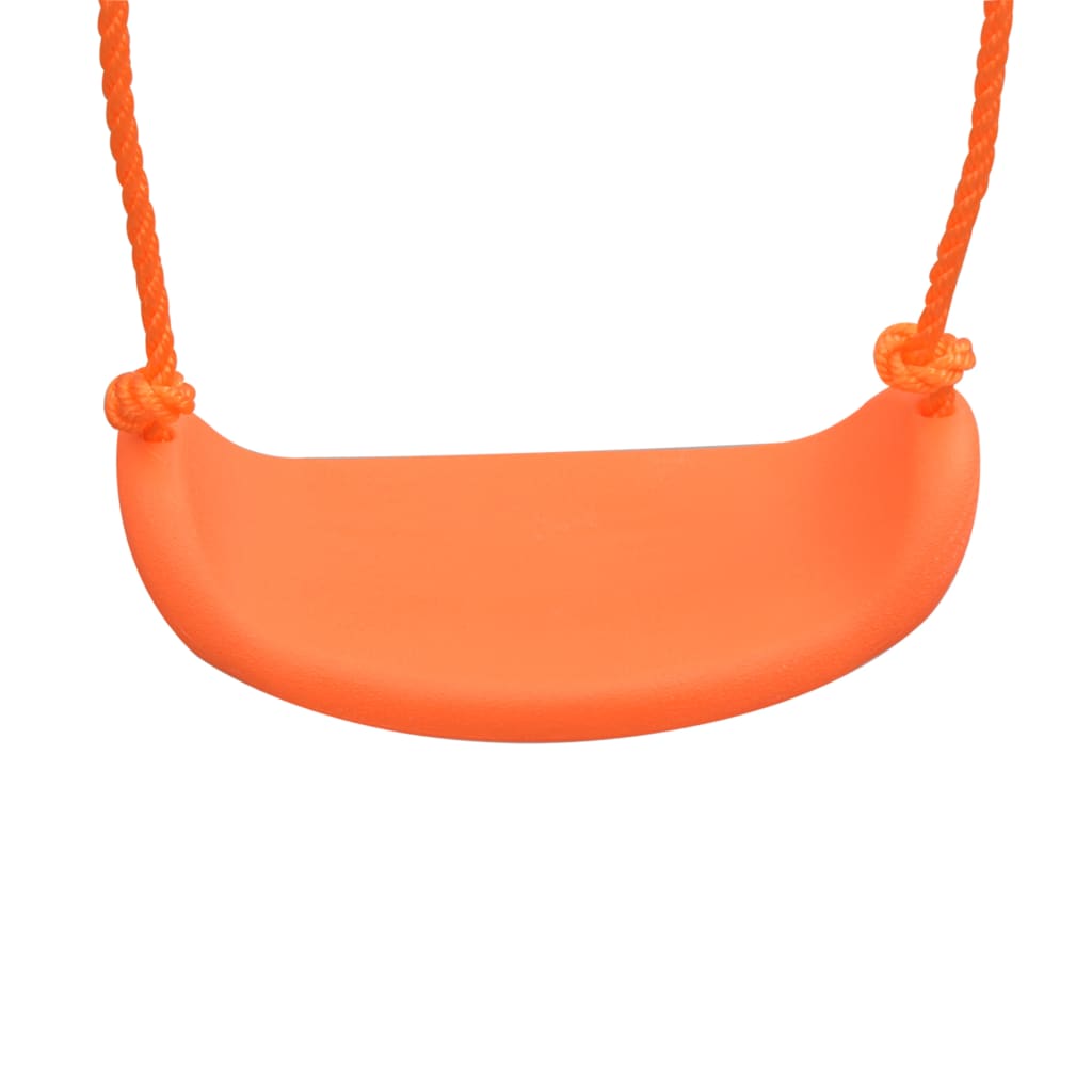 Houpačka pro jedno dítě a houpačka pro batole 2 v 1 oranžová