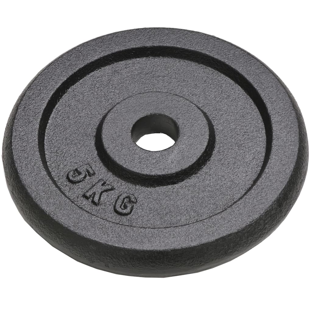 Kotouče na činky 4 ks 2x 10 kg + 2x 5 kg litina