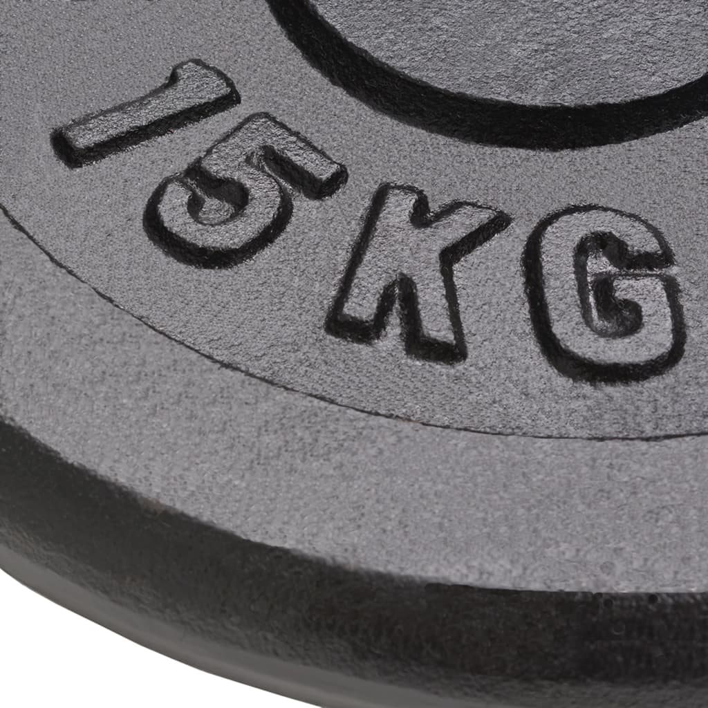 Kotouče na činky 2 ks 2x 15 kg litina