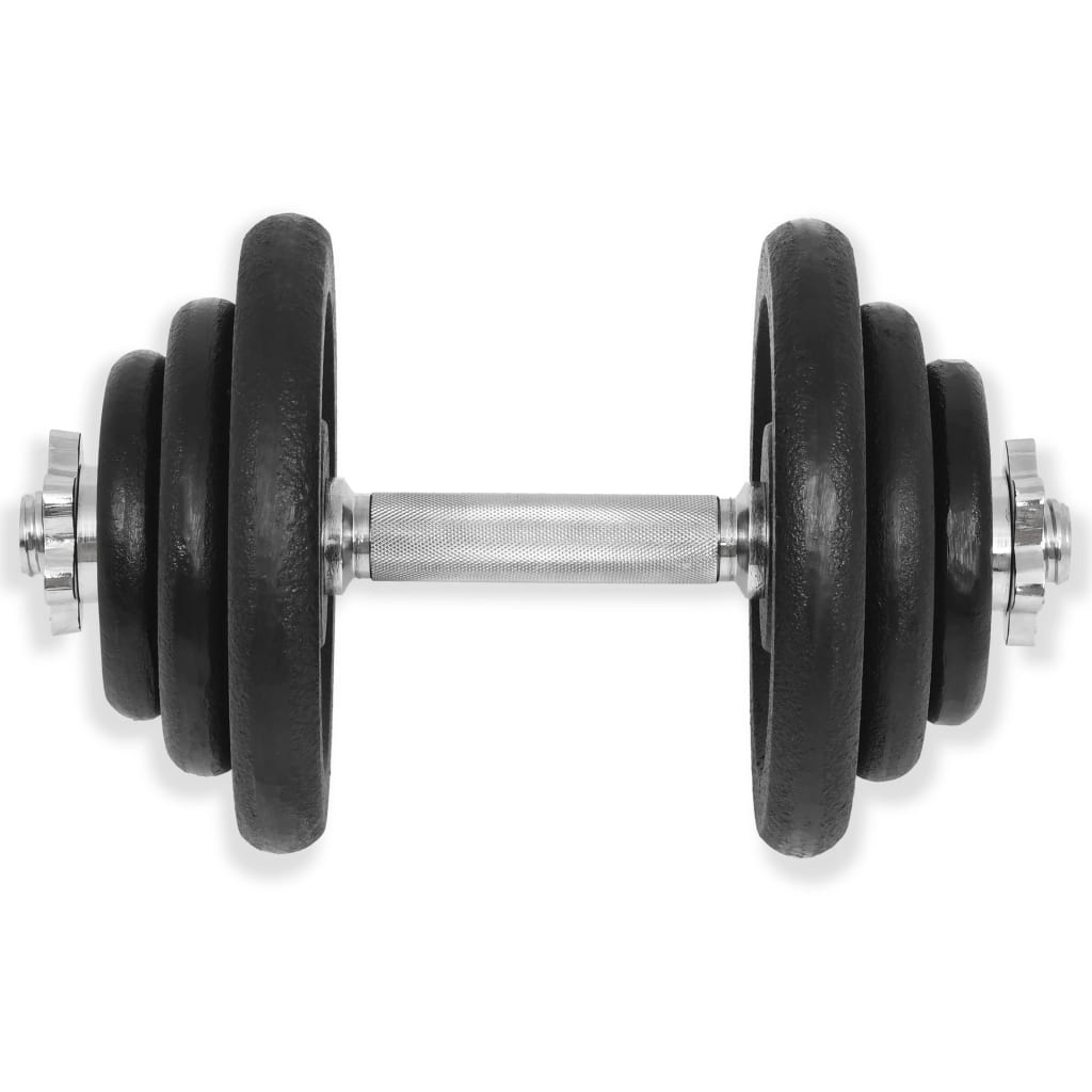 18dílný set jednoručních činek 40 kg litina