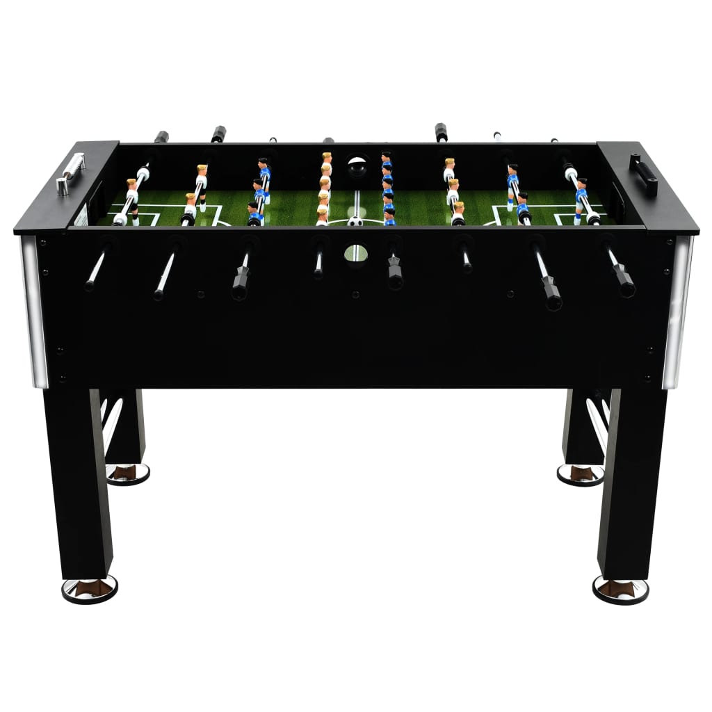Stolní fotbal ocel 60 kg 140x74,5x87,5 cm černý