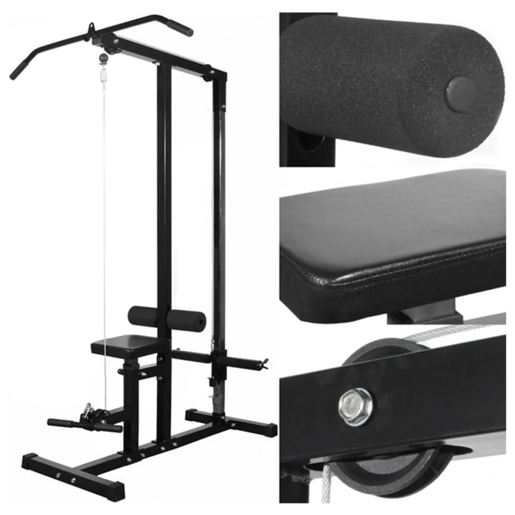 Posilovací věž se sadou činek barbell a dumbbell 60,5 kg