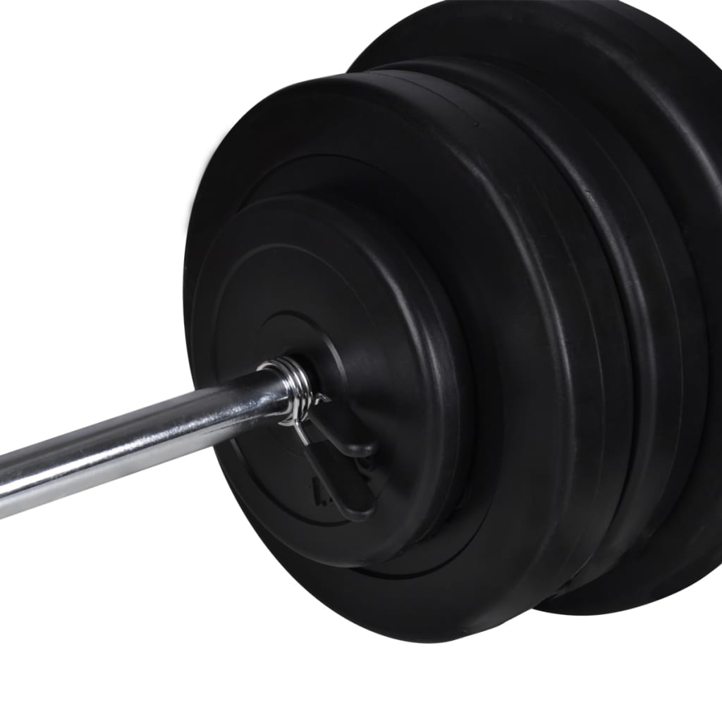 Posilovací věž se sadou činek barbell a dumbbell 60,5 kg