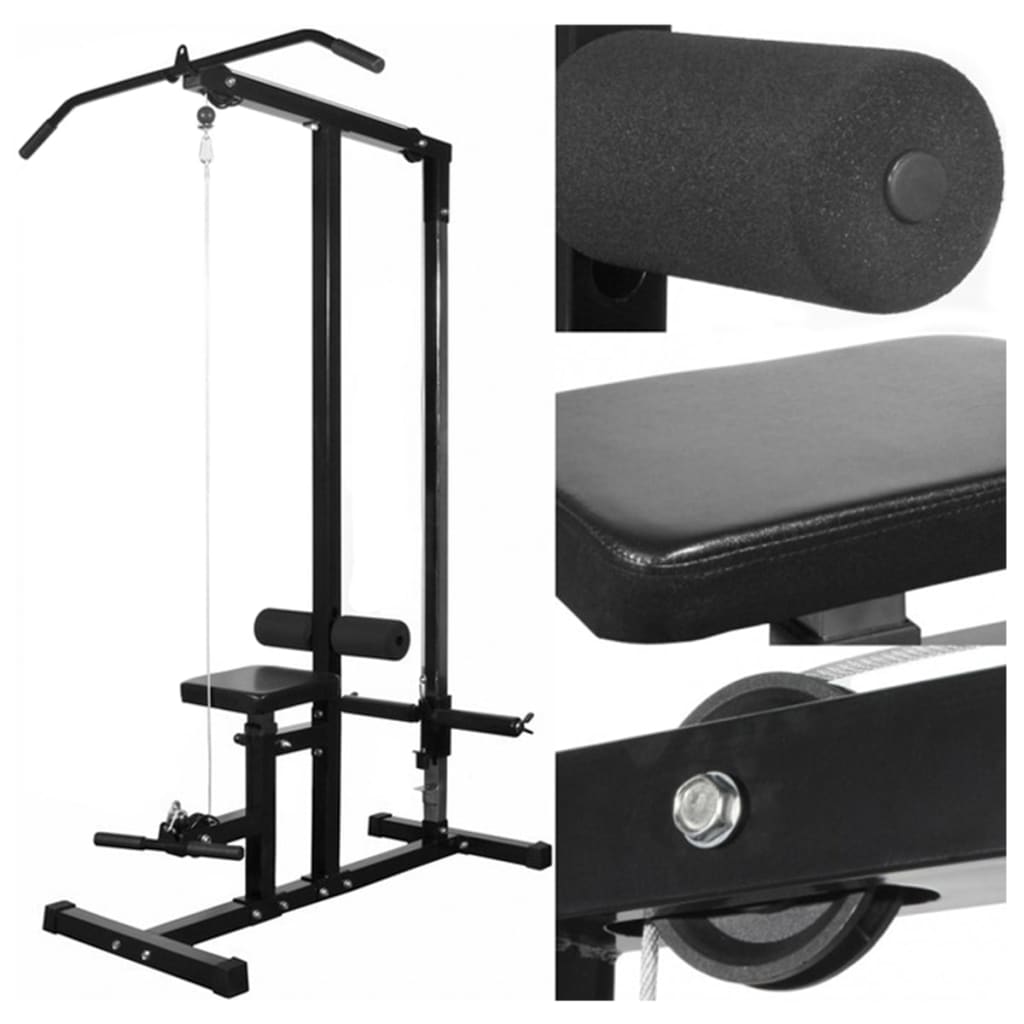 Posilovací věž se sadou činek barbell a dumbbell 30,5 kg