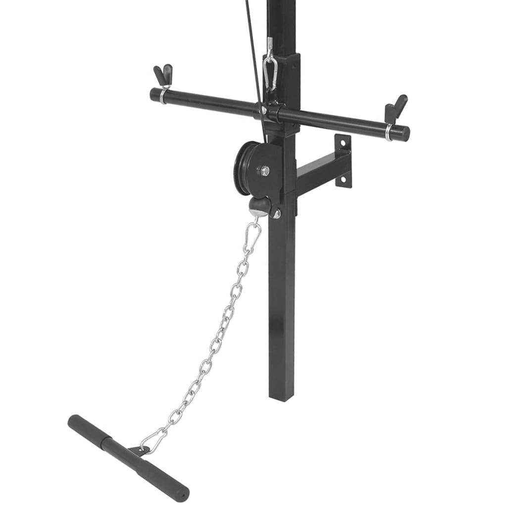 Nástěnná posilovací věž se sadou činek 60,5 kg
