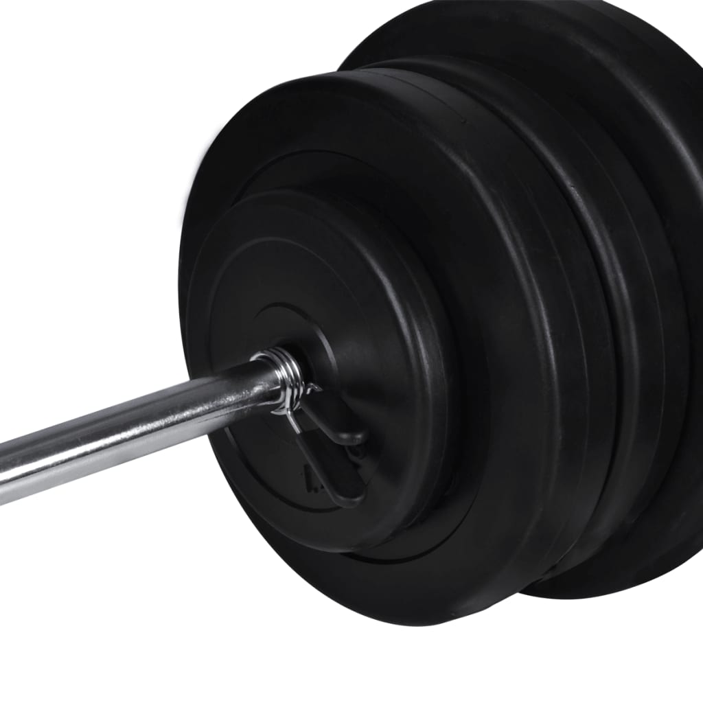 Nástěnná posilovací věž se sadou činek 60,5 kg